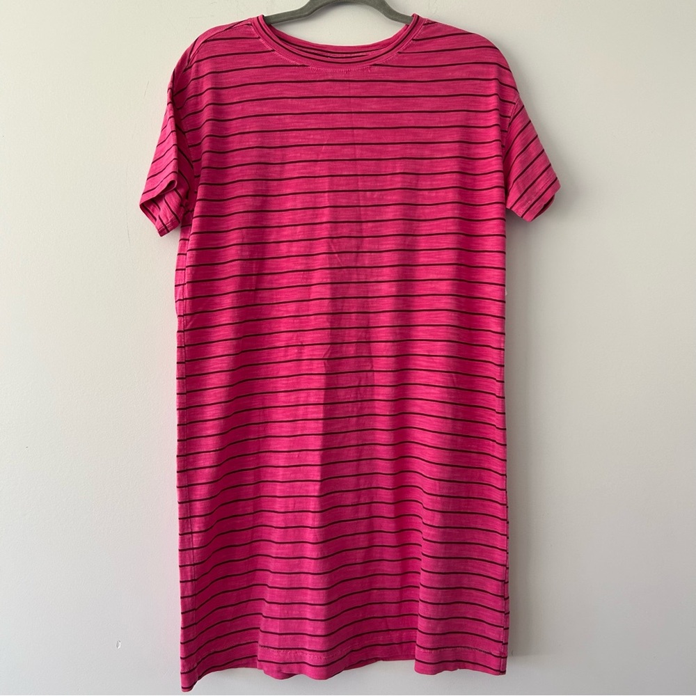 Old Navy|Pink Striped T-Shirt Dress sz XS